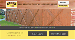 Desktop Screenshot of empirefence.net
